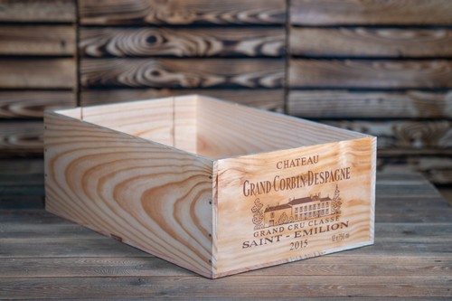 Bottle size wooden wine - -,