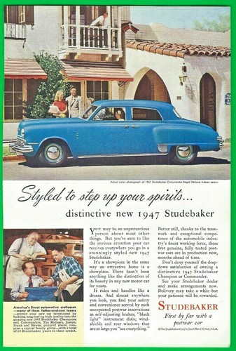 1947 studebaker color magazine - 1947,
