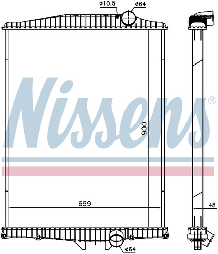 Nissens engine coolant - engine,