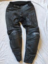 RST Mens R-16 Leather Trousers Armoured Motorcycle Black Size S 30" Regular leg
