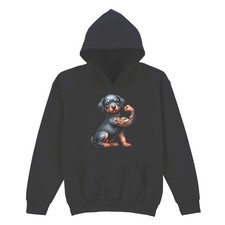 Love Mom Doberman Puppy Tattoo