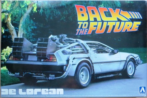Aoshima delorean time machine - delorean,