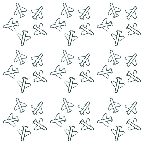 100 pcs airplane - pcs, paper