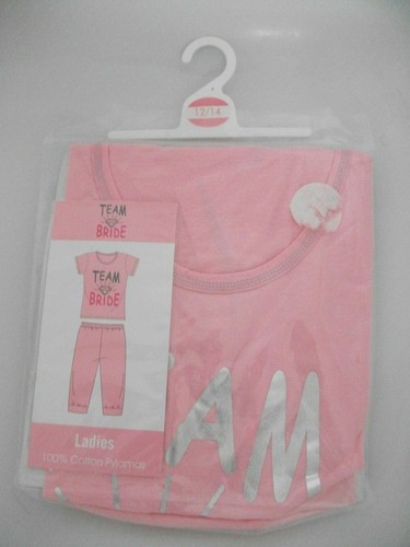 Ladies pyjamas team bride size - bride,