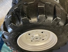 PEG PEREGO POLARIS OUTLAW ATV QUAD 12 VOLT  Front  WHEEL/TYRE 