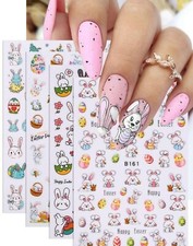 Easter Bunny Nail Art Stickers