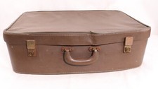 Vintage Pixie Brown Battered Suitcase. 1960/70s.? #70