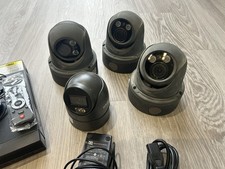 4 x 5mpx Home CCTV Security Cameras + NVR IndoorOutdoor Night Vision 2.8mm Lens 