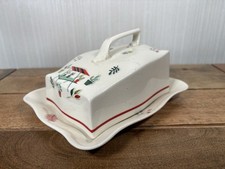 Vintage Crown Ducal Arizona Pattern Lidded Cheese/Butter Dish See Description!