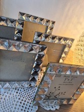 Set of 5 Small Jewelled Picture/Photo Frames