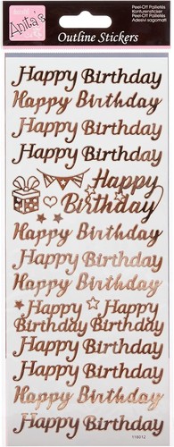 Anitas outline stickers - outline, stickers,