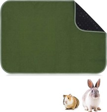Reusable Fleece Cage Liner Waterproof Absorbent Pad 40x28in for Guinea Pigs