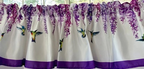 Hummingbird wisteria floral - &,