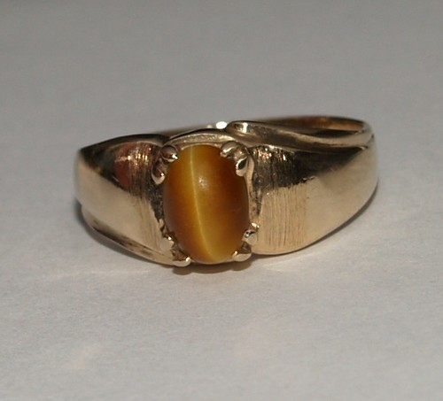9ct yellow gold tiger - yellow, tiger's