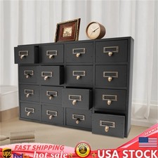 16 Drawers Apothecary Cabinet