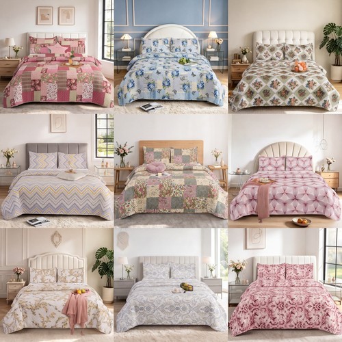 Piece quilted bedspread set - piece,