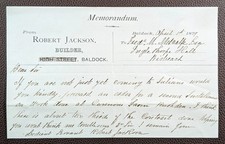 1879 Robert Jackson Builder re