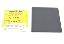 Galvoptics 75x75mm 87C RG850 Infrared Pass Filter - Top Quality Glass