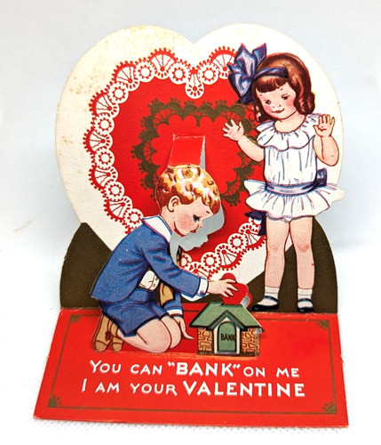 Vintage valentine 1940 - vintage,