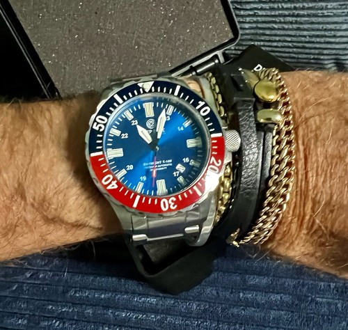 Deep blue automatic divers - blue,