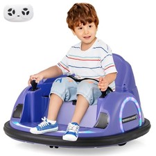 Gymax 12V Bumper Car 360°