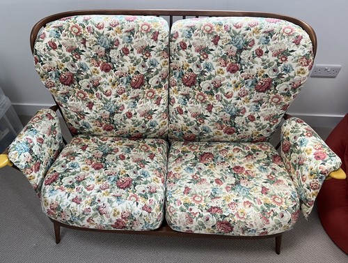 Ercol mid century two seater - ercol, two-seater