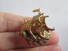 Vintage Signed Spain Damascene