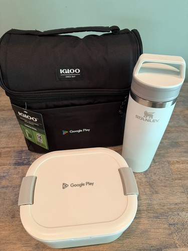 Google play swag lunch - bag, set