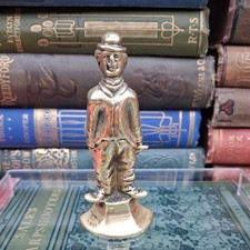 Small Vintage Brass Charlie