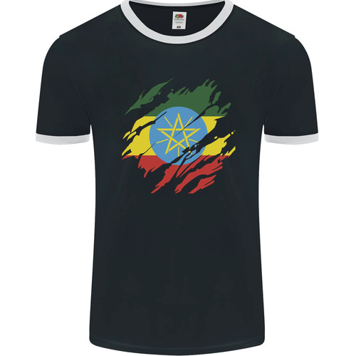Torn ethiopia flag ethiopian - torn,