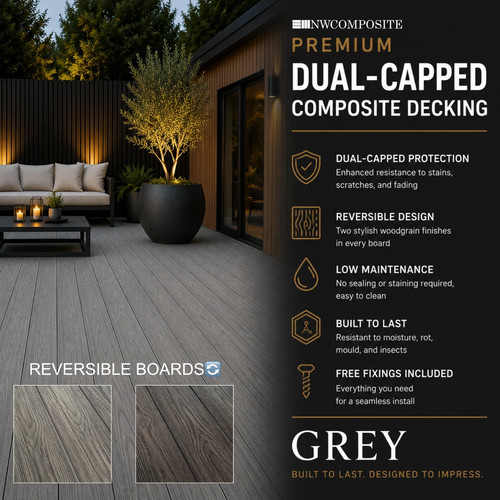 Premium dual capped grey - premium, dual-capped