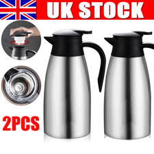 2 x Stainless Steel 2L Vacuum