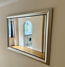 Large Levanger Ikea mirror - silver