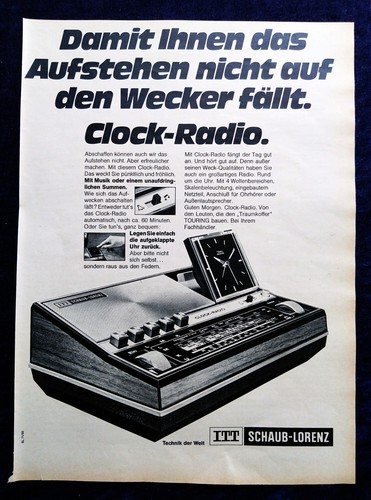 Itt schaub lorenz alarm - lorenz, clock