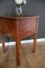 vintage sewing box on legs