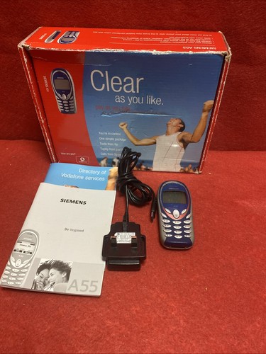 Mobile phone siemens a55 blue - mobile,