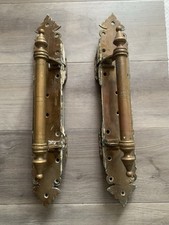 Pair of Large Bronze Brass