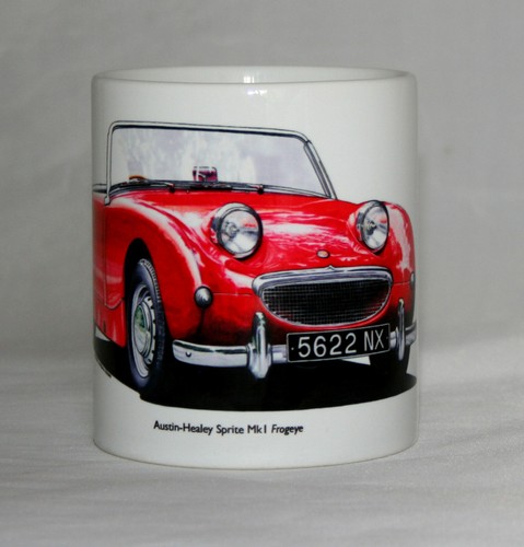 Classic car mug austin healey - car, mug.