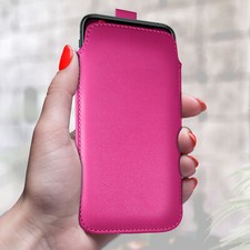 PU Leather Pull Tab Flip Case