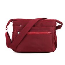 Ladies Large Nylon Shoulder Cross body Bag New UK Women Crossbody Bag With Zip