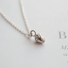 Sterling Silver Acorn Necklace