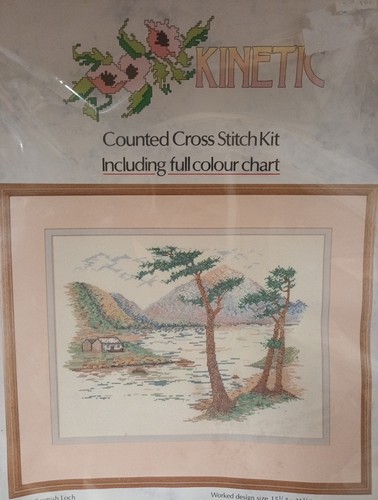 Kinetic cross stitch kit - kinetic,