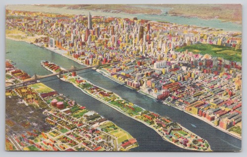 Vintage new york city postcard - vintage,