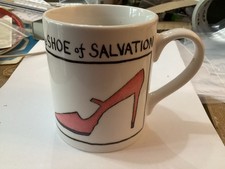 THE SHOE OF SALVATION Edward Monkton Mclaggan Mug 9cm Unused