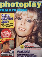 PHOTOPLAY FEB 1979  SUPERMAN POSTER, FARRAH FAWCETT, OLIVIA NEWTON-JOHN, AGUTTER