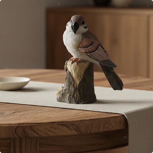 Sparrow figurine decorative - sparrow,