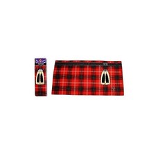 Scottish Red Tartan Instakilt Beach Towel