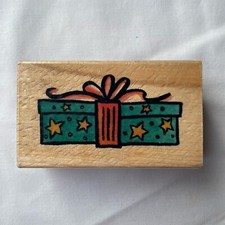 Whispers Docrafts Wooden Rubber Present Stamp For Card making
