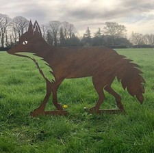 RUSTY METAL FOX Garden