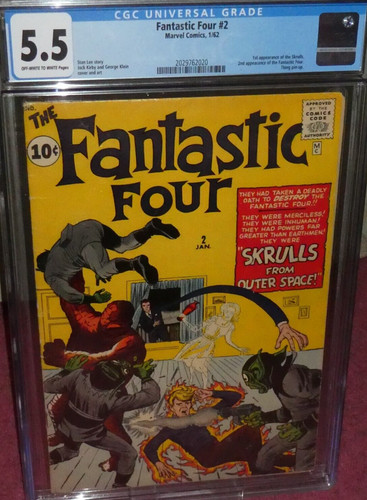 Fantastic four cgc - fantastic, 2